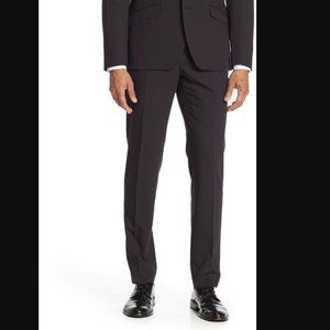 Savile Row Black Brixton Dress Pants Size 38W